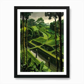 'The Rice Fields' Art Print