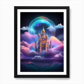 Castle In The Clouds 6 Art Print