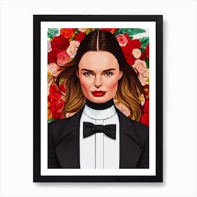 Kate Bosworth Illustration Movies Art Print