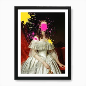 Lady In Pink Art Print