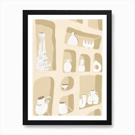 Niches And Vases Art Print