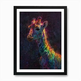 Giraffe Canvas Print 5 Art Print