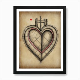 Heart Of Stone 5 Art Print