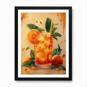 Tequila Cocktail 10 Art Print