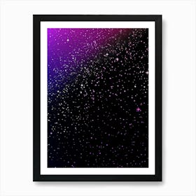 Space Background Art Print