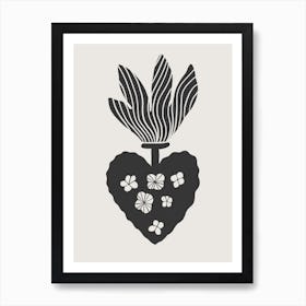 My Heart Blooms For You Art Print