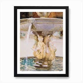 Spanish Fountain Art Print