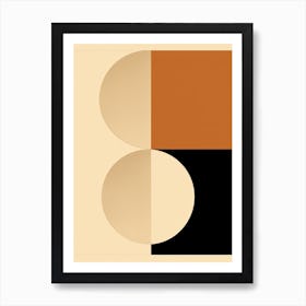 Celle Contrast, Geometric Bauhaus Art Print