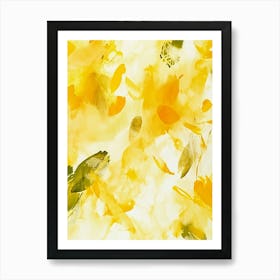 Yellow Leaves Art Art Print