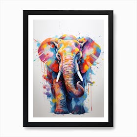 Elephant Painting Art Print