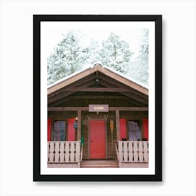 Upstate New York Snow XIII on Film Art Print