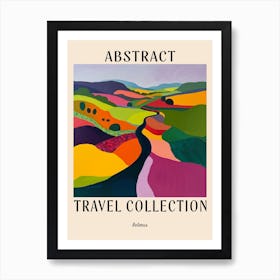 Abstract Travel Collection Poster Belarus 3 Art Print