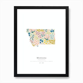 Montana | Wildflower Mix Art Print