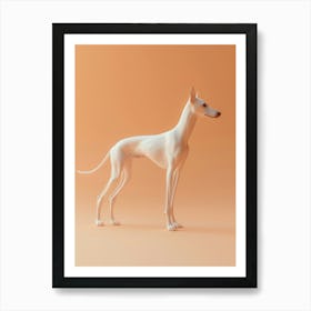 Greyhound Dog. Generated with AI. Art Print 1 Art Print