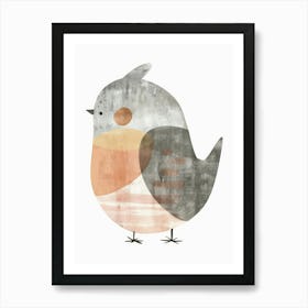 Charming Nursery Kids Animals Chick 3 Art Print