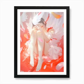 Manga Angel Art Print