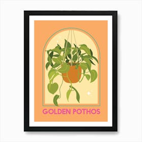 Golden Pothos Art Print