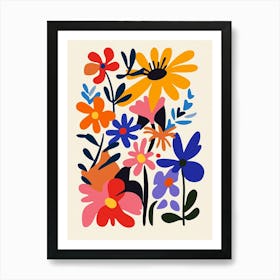 Flowers In The Garden 9 Art Print