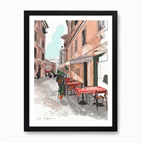 La Pizzeria Art Print