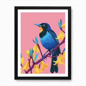 Bird On A Branch 27 Art Print