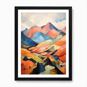 Mount Washington Usa 10 Mountain Painting Art Print
