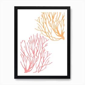 Watercolor Coral Art Print