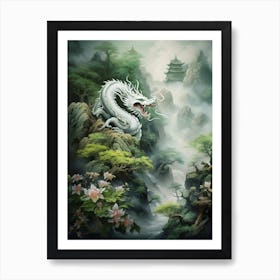 Dragon Natural Scene 2 Art Print