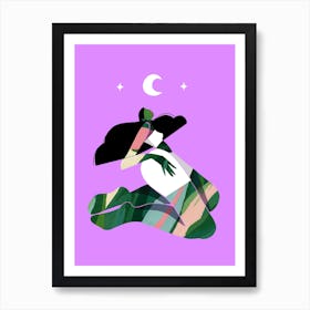 The Moon And The Stars Art Print