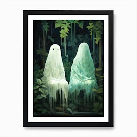 ghosts in the forest 2 Art Print