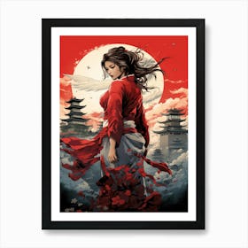 Asian Woman 4 Art Print