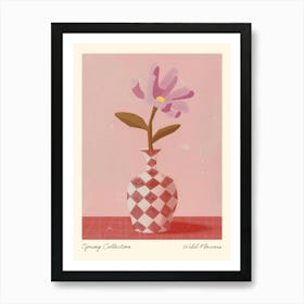 Spring Collection Wild Flower Vase 4 Art Print