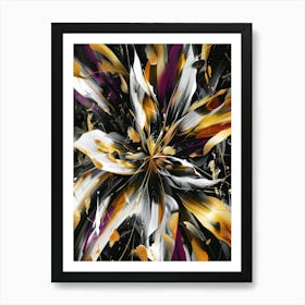 Abstract Flower 43 Art Print