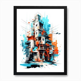 Urban Cityscape Art Print