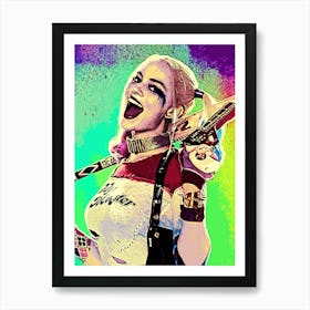 Harley Quinn 4 Art Print