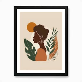 Portrait Of African Woman 80 Art Print