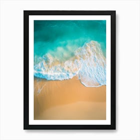 Aerial View Of A Beach 27 Art Print