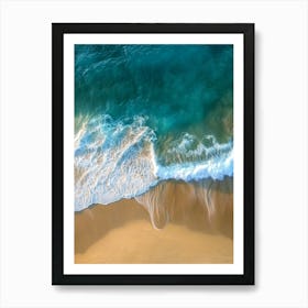 Aerial View Of A Beach 121 Art Print