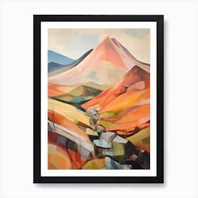 Beinn Tulaichean Scotland Mountain Painting Art Print