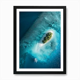 Island In The Maldives 18 Art Print