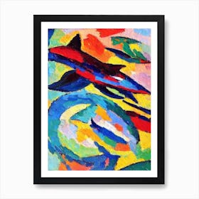 Basilosaurus Matisse Inspired Art Print