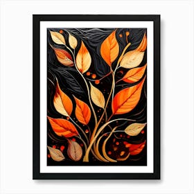 Autumn Leaves 80 Art Print