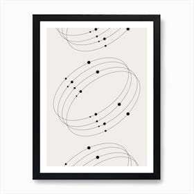 Saturn Abstract Universe Art Print