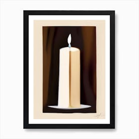 Unity Candle Symbol 2, Abstract Painting Art Print
