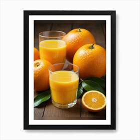 Orange Juice Art Print