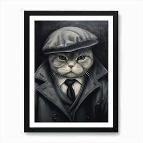 Gangster Cat Scottish Fold 6 Póster