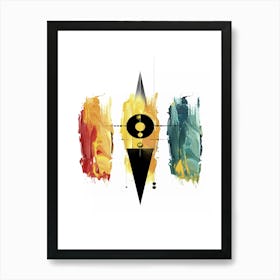 Poster Abstract Illustration Art 15 Art Print