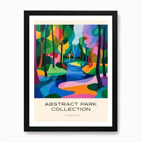 Abstract Park Collection Poster Vondelpark Amsterdam 4 Art Print