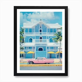 Bavaro Beach Dominican Republic 70's Art Print