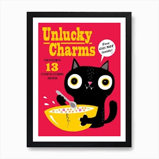 Unlucky Charms Art Print