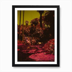 Palm Tree Print 'Alabama Garden' Art Print